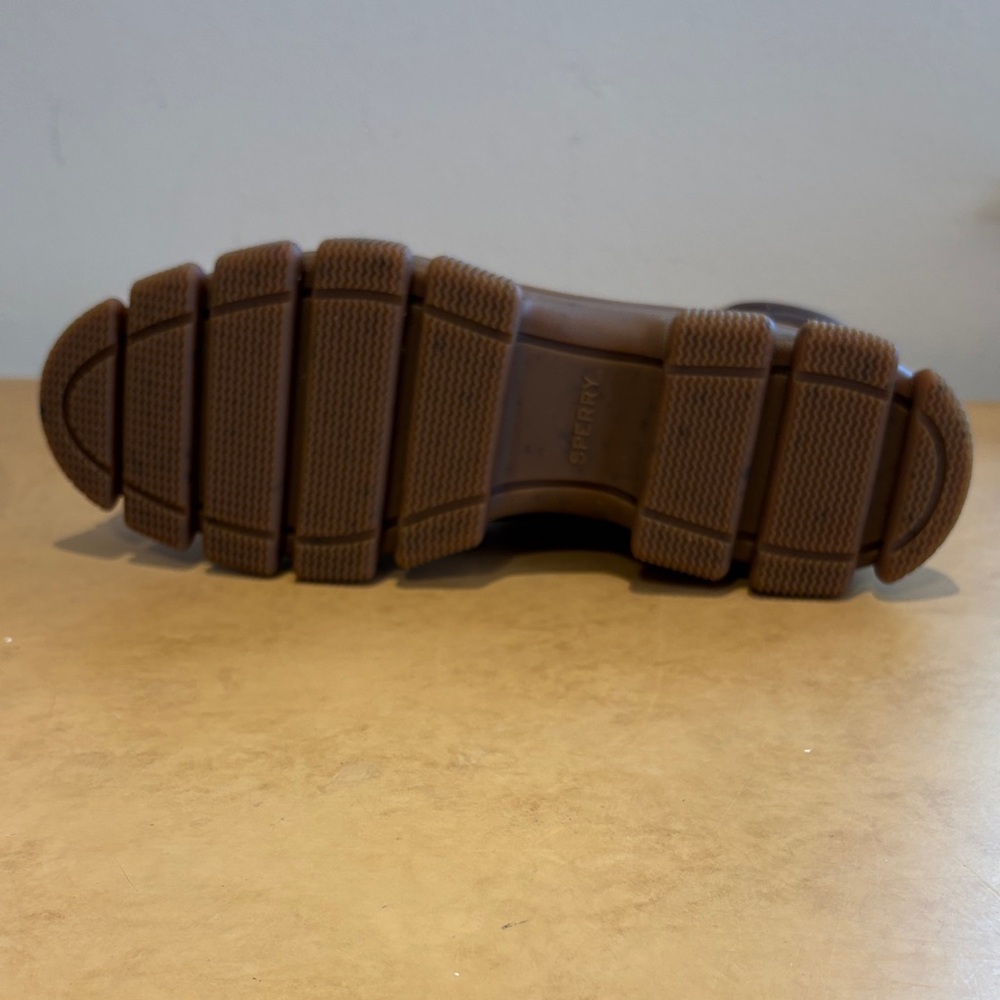 Sperry Two-Tone Brown Chunky Duck Boots - Picture 4 of 4
